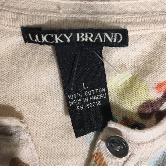COPY - LUCKY BRAND cardigan sweater - Picture 3 of 8